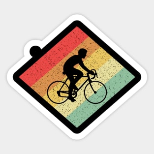 Retro Vintage 80s Cycling Gift For Racing Cyclists Sticker